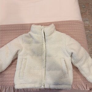 Art Class Cream Kids Puffer Jacket